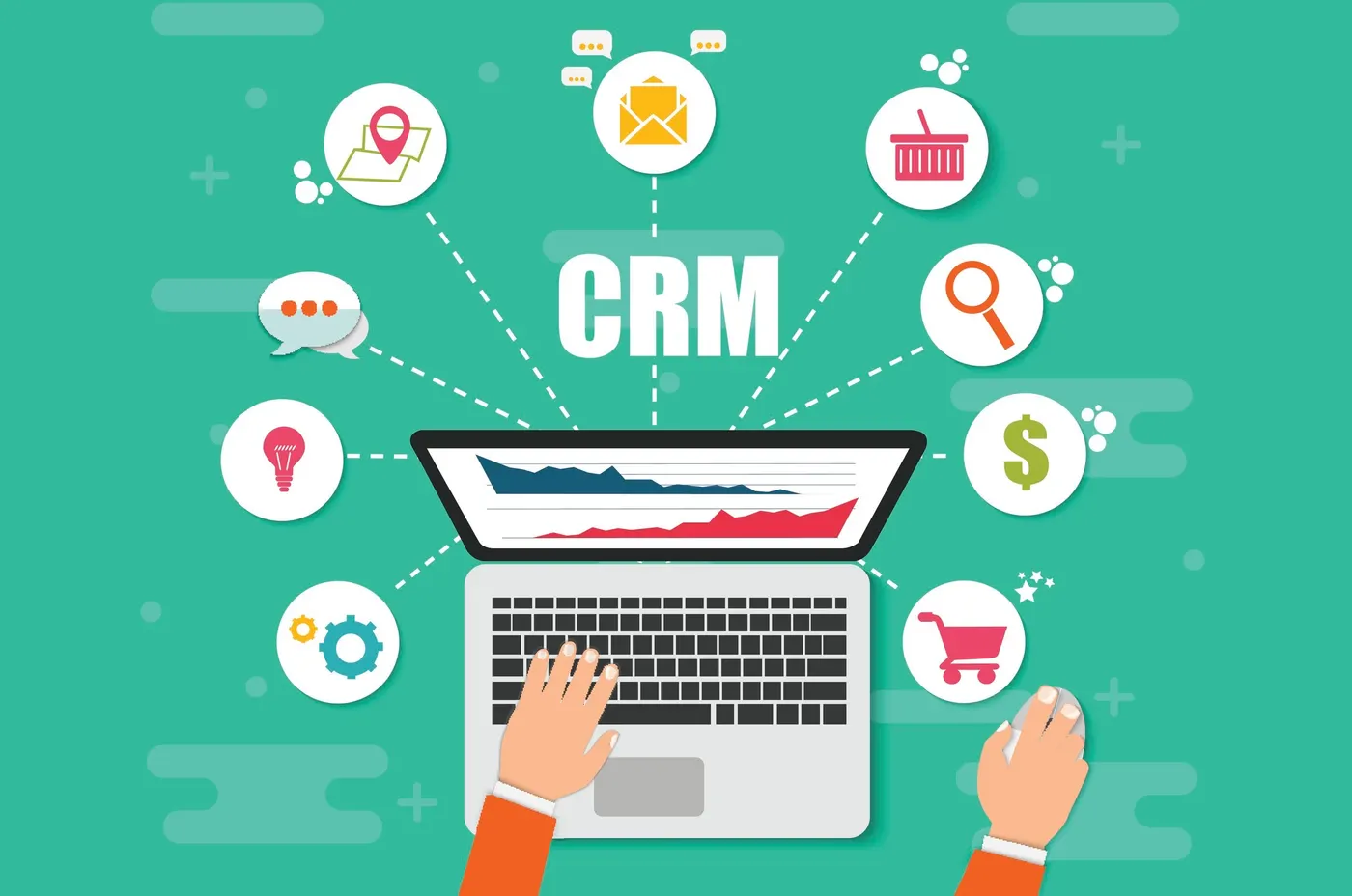 CRM concept